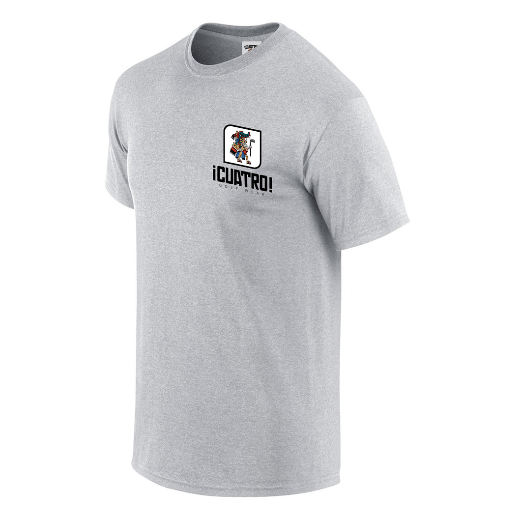 Cuatro Logo Tee - Grey