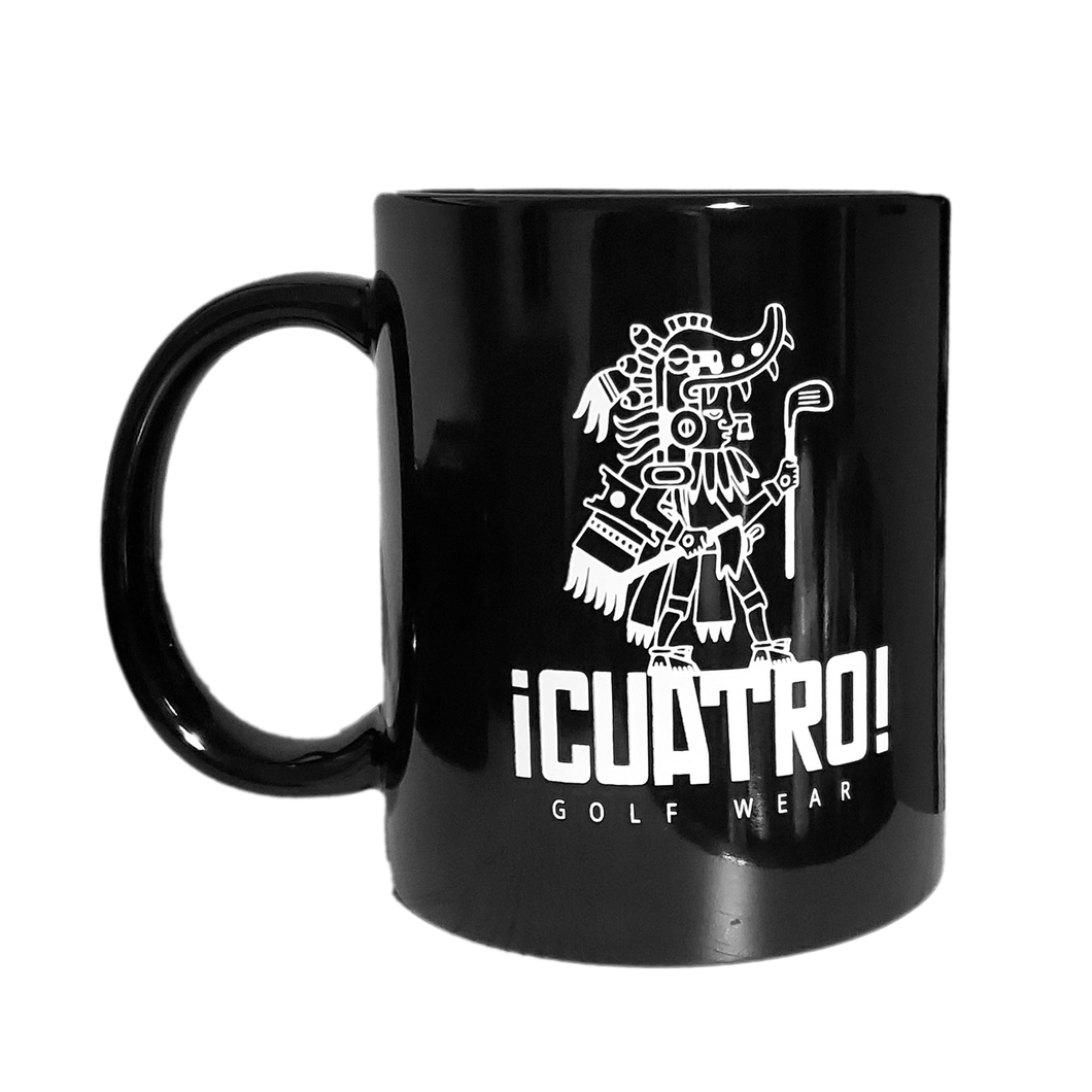 Black Cuatro Coffee Mug